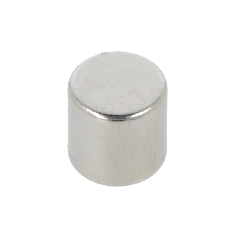Magnet: fix; neodim; 5,5N; Ø: 5mm; H: 5mm