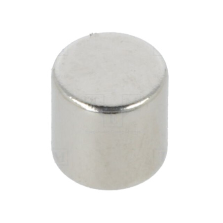 Magnet: fix; neodim; 5,5N; Ø: 5mm; H: 5mm
