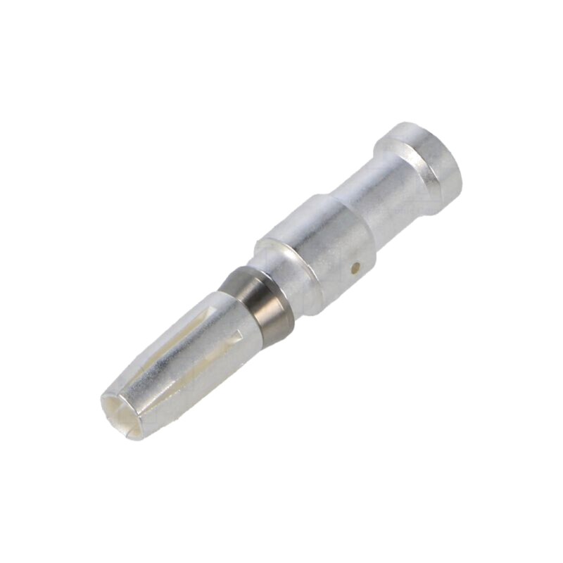 Pin; tată; argintat; 2,5mm2; crimpat; pe cablu; 696