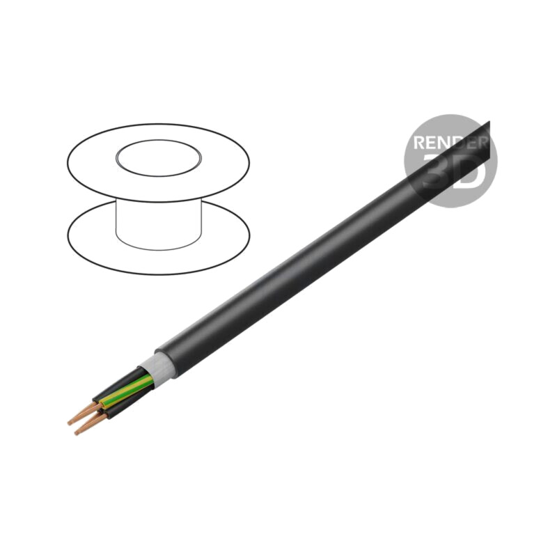 Cablu: cablu de control; ÖLFLEX® CHAIN 819 P; 3G0,5mm2; PUR; Cu