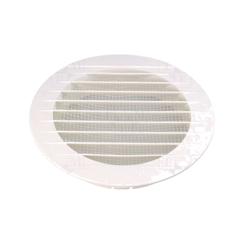 Accessories: ventilation grille; white; Body dim: Ø160x31mm; ABS