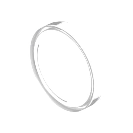 Lentilă pentru buton; OptoHiT; incoloră; plastic; Ø23,7mm