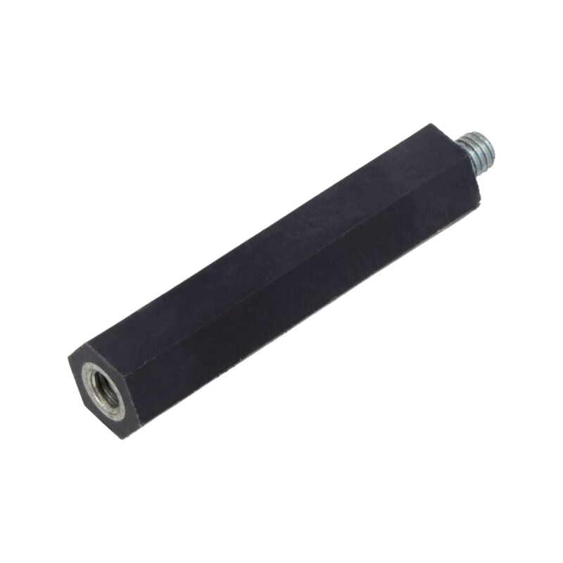 Bucşă izolantă; Filet int: M6; Lung: 60mm; UL94V-0; poliester