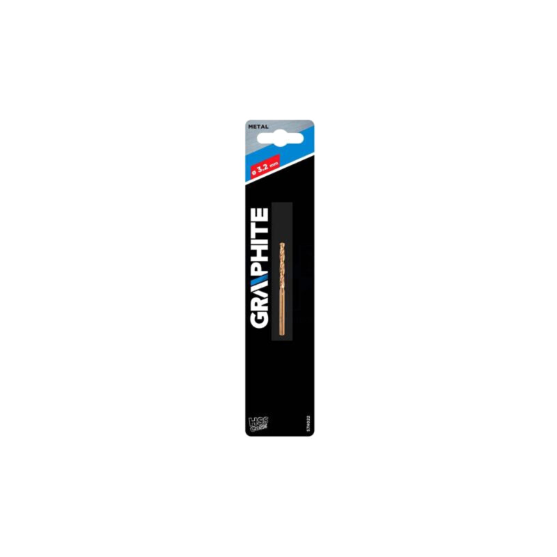 Burghiu; pt.metal; Ø: 3,2mm; oţel rapid cu cobalt HSS-Co