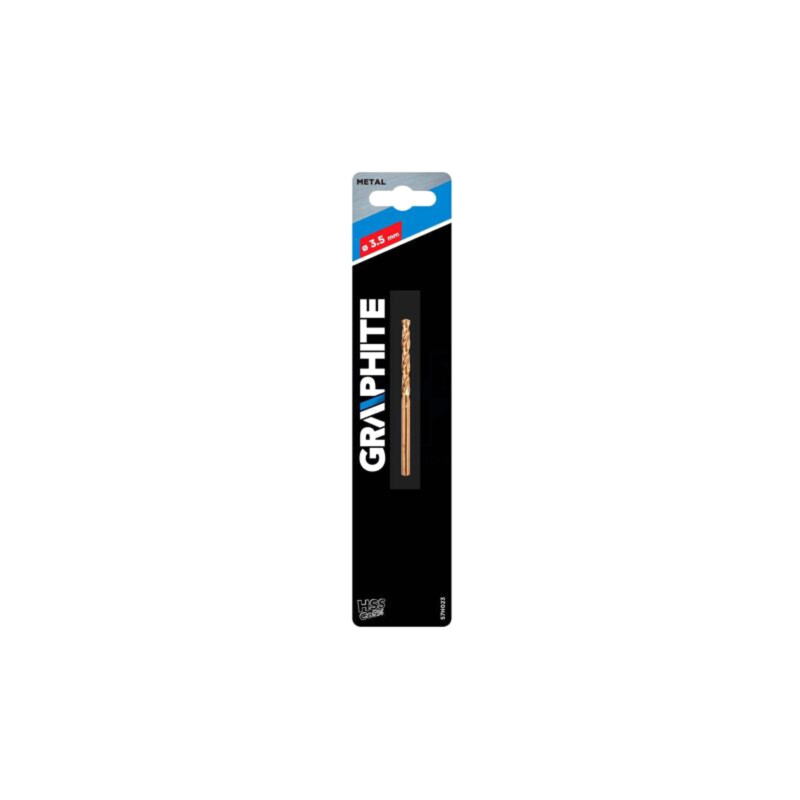 Burghiu; pt.metal; Ø: 3,5mm; oţel rapid cu cobalt HSS-Co