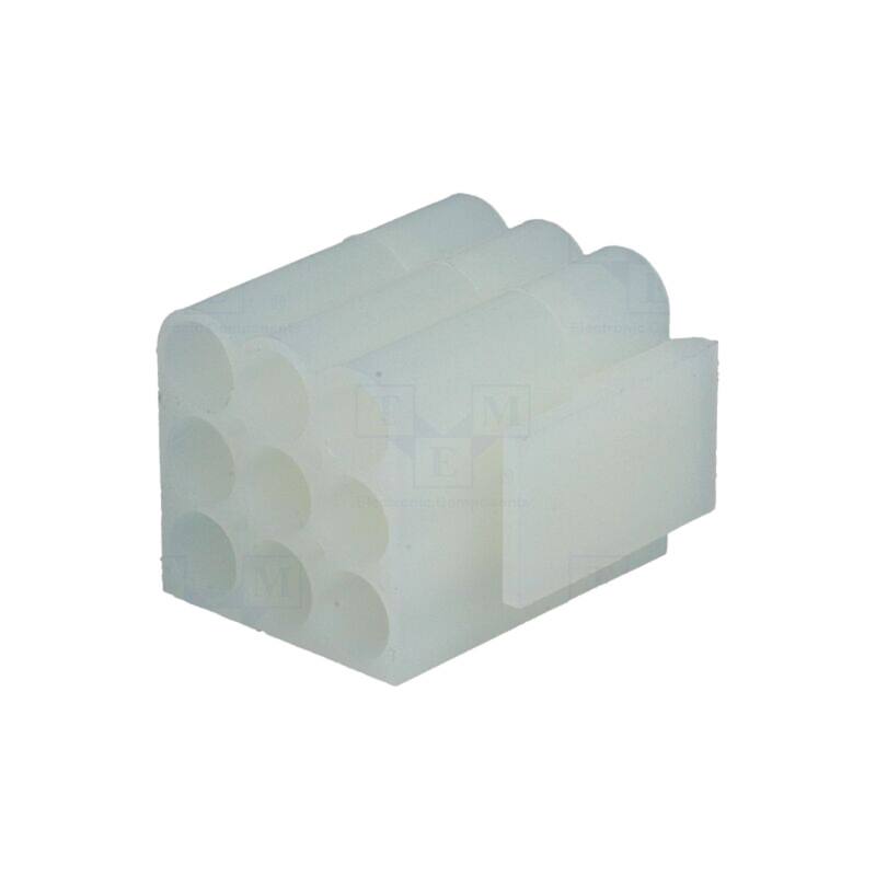 Conector: cablu-cablu; mufă; mamă; PIN: 9; .140 MATE-N-LOK; 6,1mm