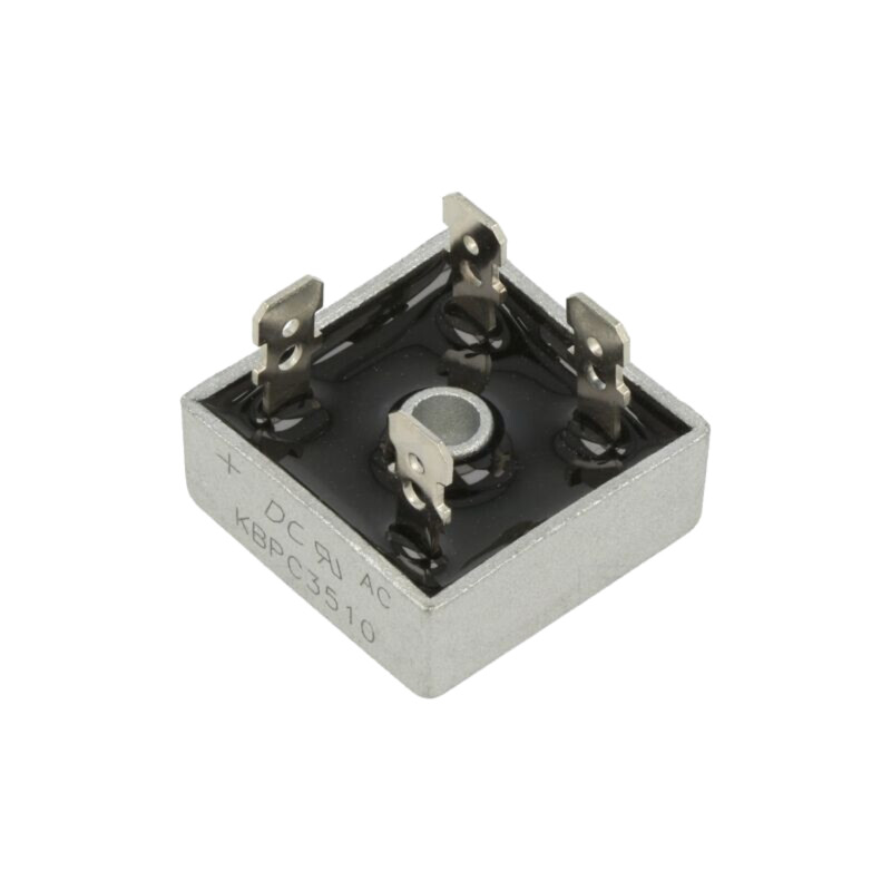 Punte redresoare: monofazat; Urmax: 1kV; If: 35A; Ifsm: 400A; MB-25