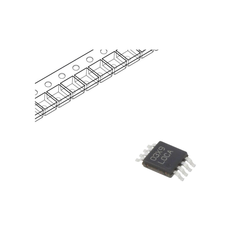 IC: stabilizator de tensiune; LDO,nereglabil; 3,3V; 0,1A; VSSOP8