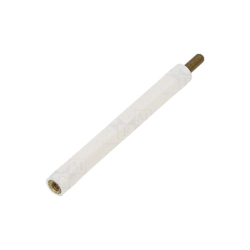 Bucşă izolantă; Filet int: M3; Lung: 55mm; UL94V-2; poliamidă