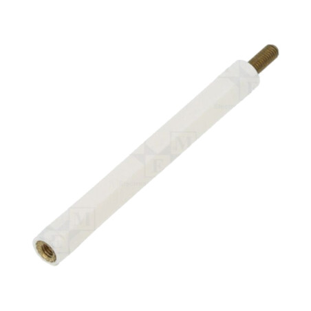 Bucşă izolantă; Filet int: M3; Lung: 55mm; UL94V-2; poliamidă