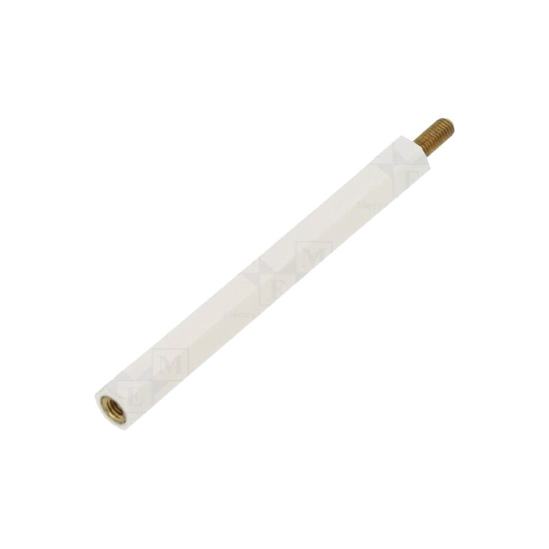 Bucşă izolantă; Filet int: M3; Lung: 60mm; UL94V-2; poliamidă
