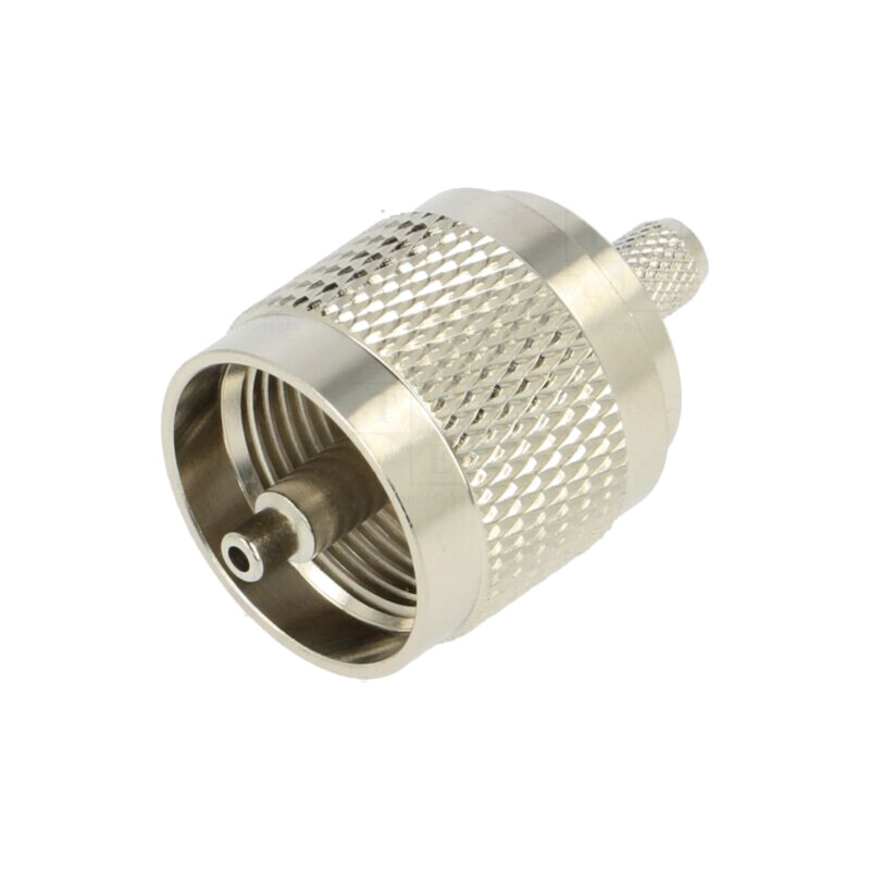 Conector: UHF (SO-239); mufă; tată; drept; lipire,crimpat; PS; 50Ω