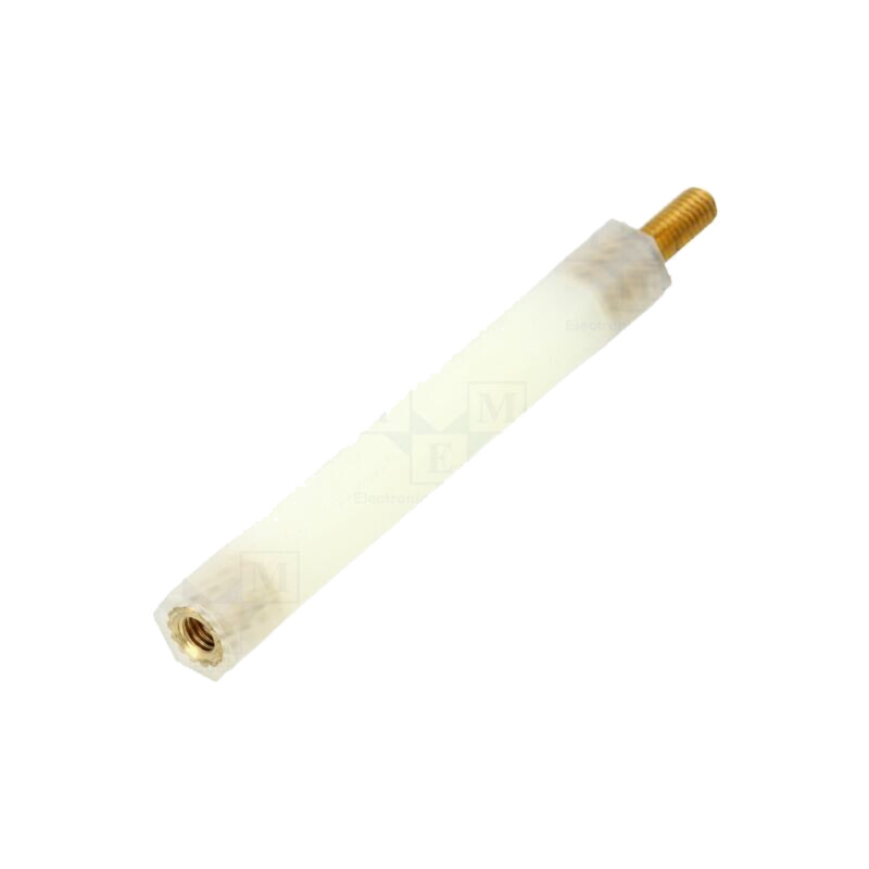 Bucşă izolantă; Filet int: M3; Lung: 45mm; UL94V-2; poliamidă
