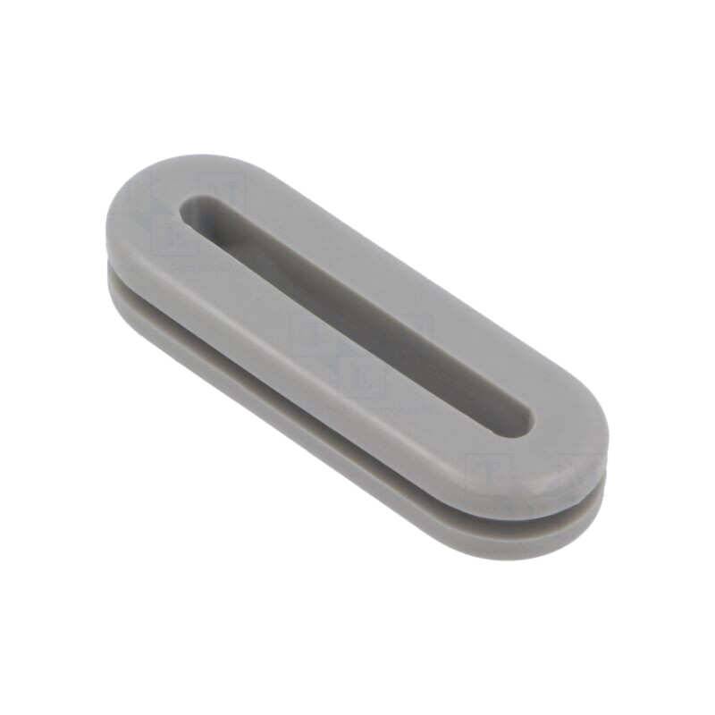 Manşon; PVC; gri; Gros.panou: max.3mm; -30÷60°C; UL94V-0; Thk: 11mm