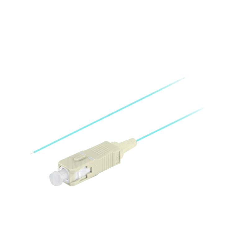 Dispozitiv pentru fibră optică; OM3; SC/UPC; 2m; LSZH; turcuoaz