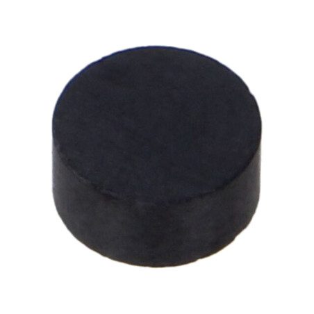 Magnet: fix; ferită (metal greu); 1,7N; Ø: 8mm; H: 4mm