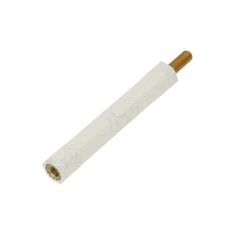 Bucşă izolantă; Filet int: M3; Lung: 40mm; UL94V-2; poliamidă