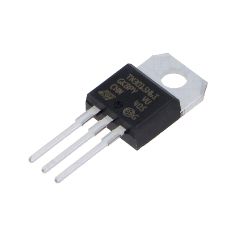 Tiristor; 600V; Ifmax: 30A; 19A; Igt: 15mA; TO220ABIns; THT; tub