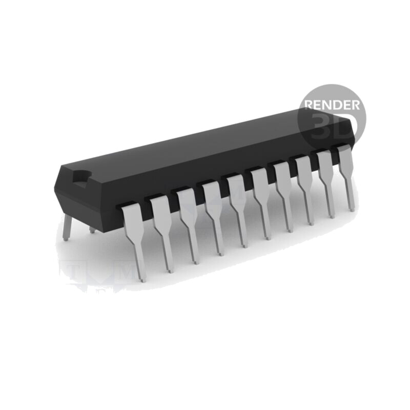 IC: digital; flip-flop D; Ch: 8; CMOS,TTL; THT; DIP20; tub; ACT; 40uA