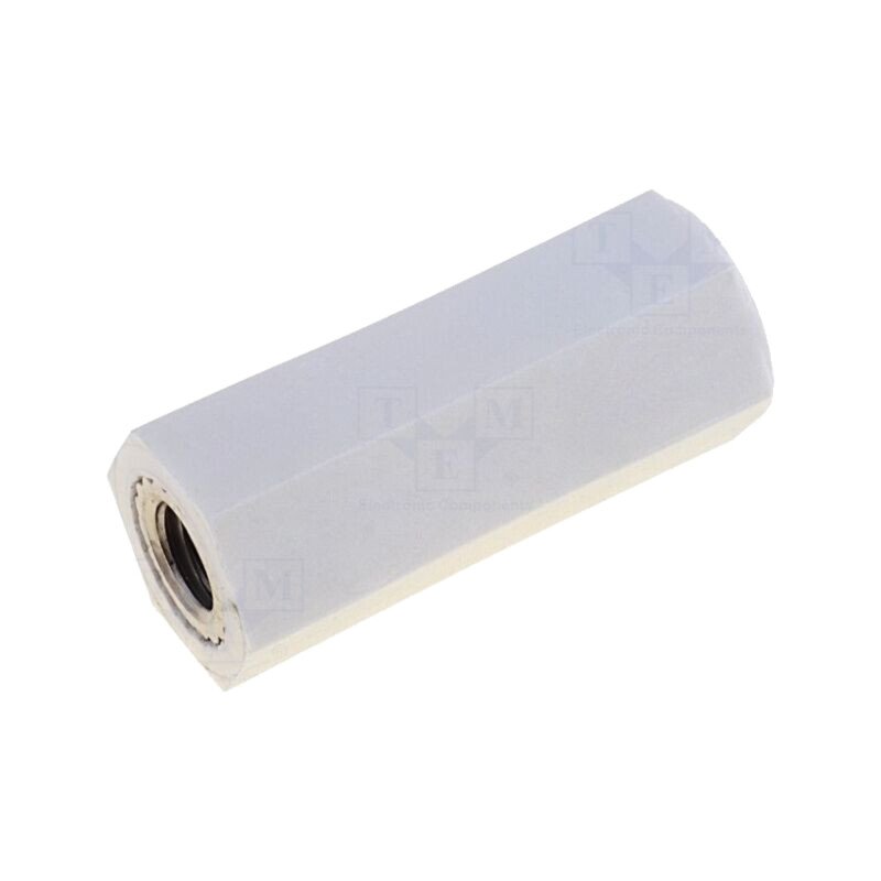 Bucşă izolantă; Filet int: M5; Lung: 30mm; UL94V-2; poliamidă