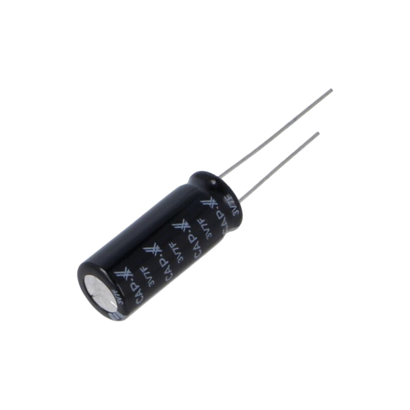 Supercondensator; THT; 7F; 3VDC; -10÷30%; Ø10x25mm; -40÷65°C; EDLC