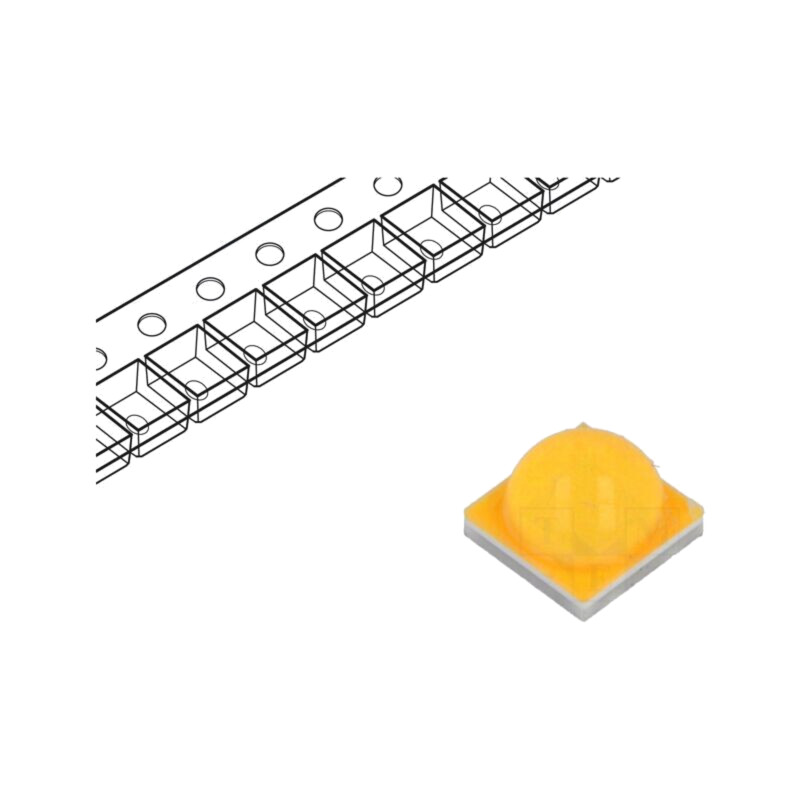 LED putere; alb neutru; 5W; 3360-4120K; 120÷140lm; 110°; 350mA