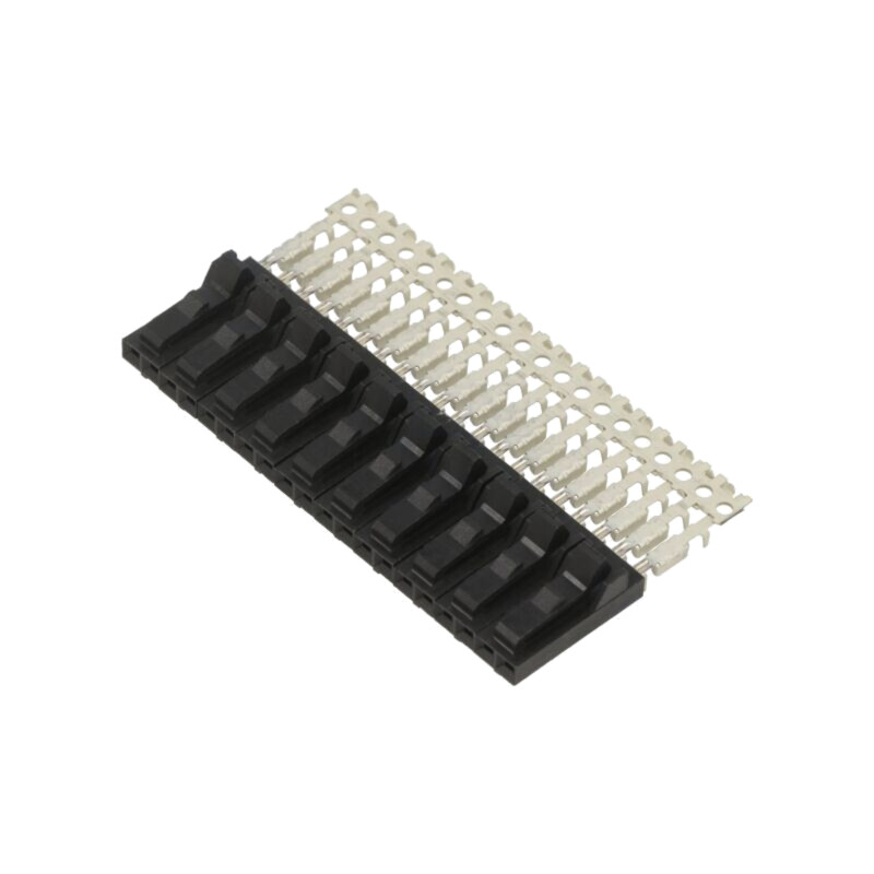 Conector: cablu-placă; mufă; mamă; PIN: 2; AMPMODU MTE; IDC; 2,54mm