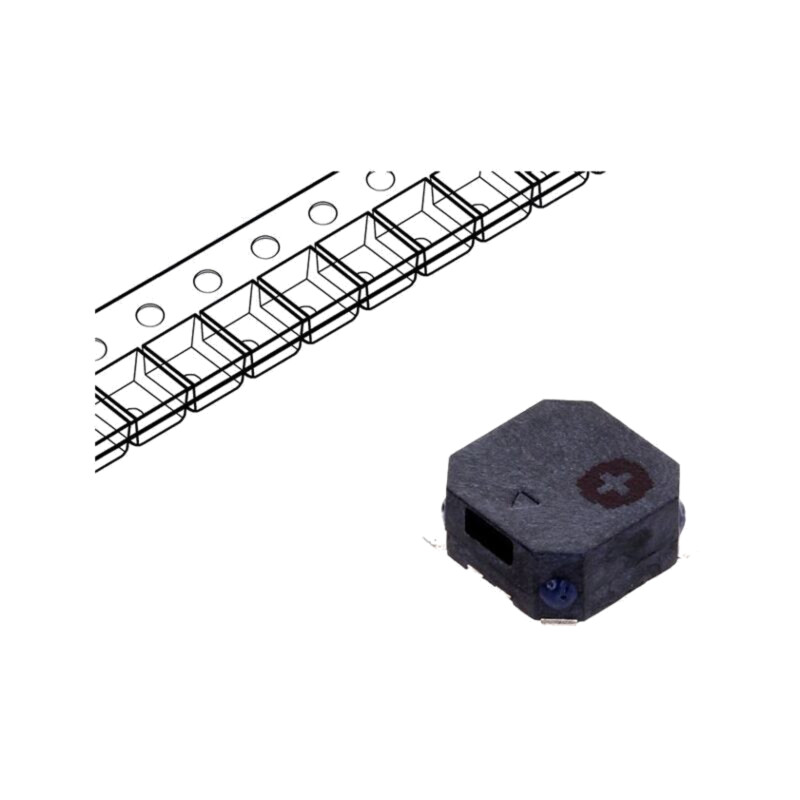 Traductor de sunet: semnalizator electromagnetic; SMD; 2731Hz