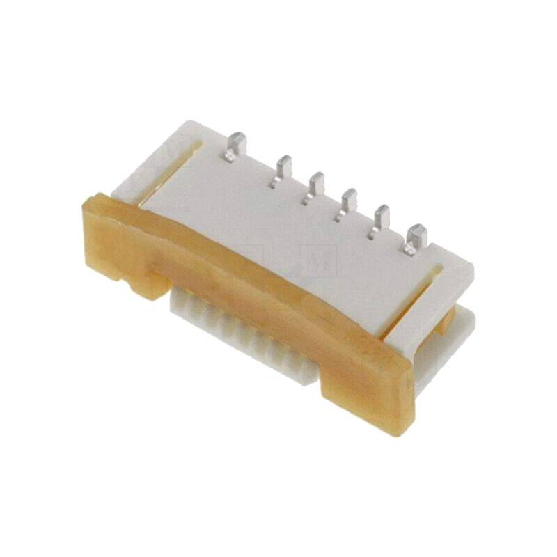 Conector: FFC/FPC; aurit; SMT; 500mA; 50V; Slider; Mat: poliamidă