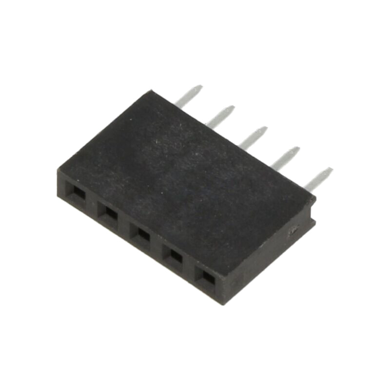 Conector: şiruri pini; soclu; mamă; PIN: 5; drept; THT; pentru PCB