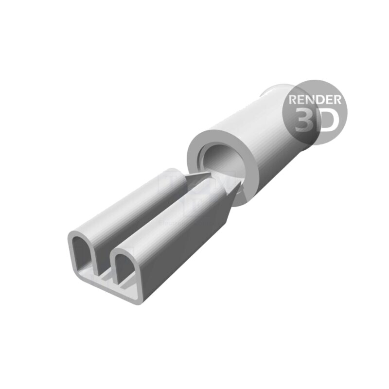 Terminal: plat; 2,8mm; 0,5mm; mamă; 1,5÷2,5mm2; crimpat; pe cablu