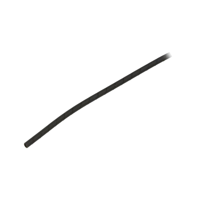 Protecţie în spirală; Øbuclă: 1,6÷8mm; PE-FR,polietilenă; neagră