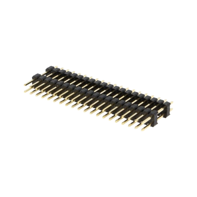 Conector: şiruri pini; şir pini; tată; PIN: 40; drept; 3A; THT; 2x20