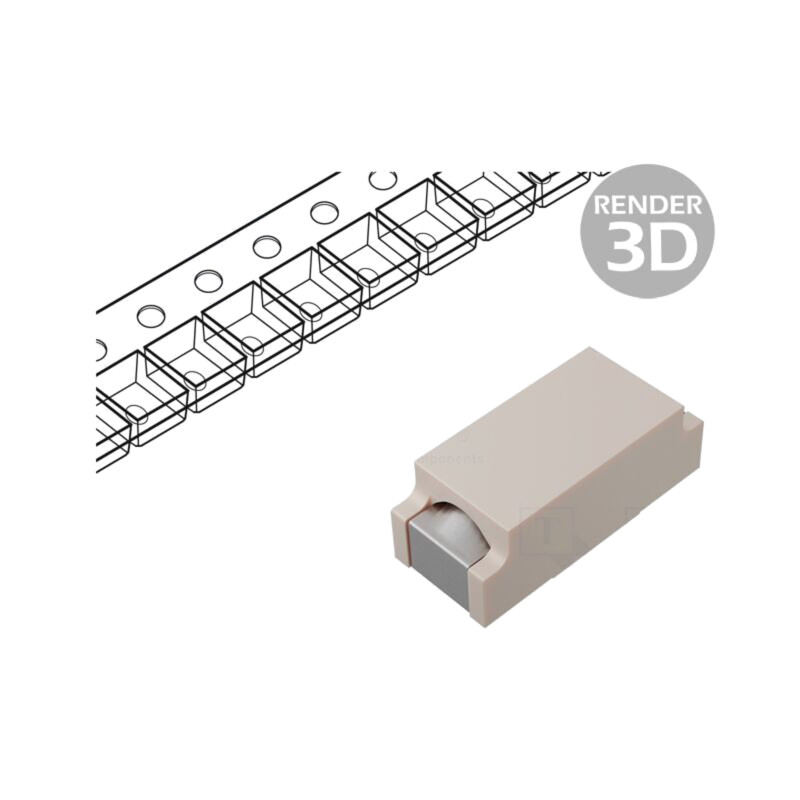 Siguranţă: siguranţă; 2,5A; 63VAC; 63VDC; ardere rapidă; 7,4x3,1mm