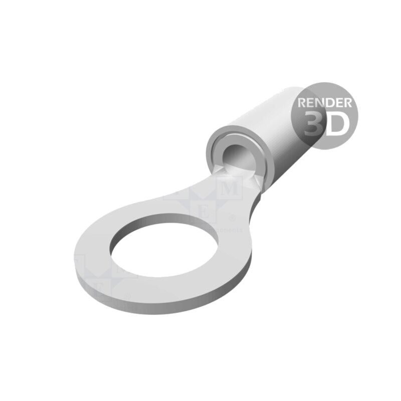 Vârf: inelar; M8; Ø: 8,33mm; 2,62÷6,64mm2; crimpat; pe cablu; cupru