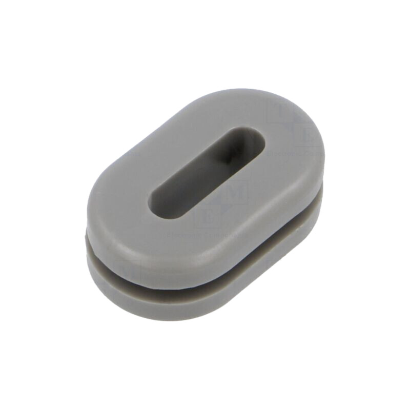 Manşon; PVC; gri; Gros.panou: max.3mm; -30÷60°C; UL94V-0; Thk: 11mm