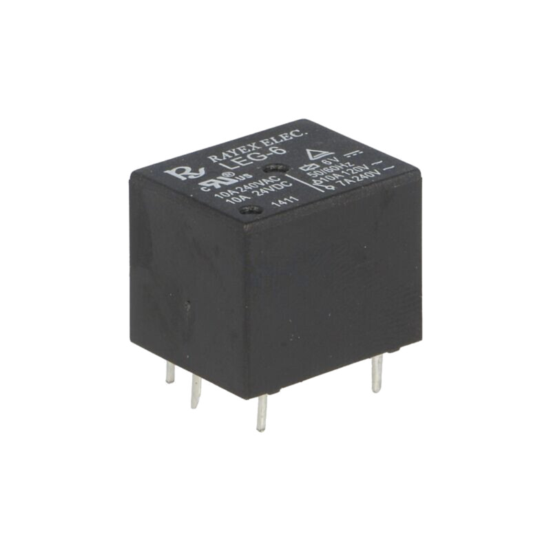 Releu: electromagnetic; SPDT; Ubobină: 6VDC; Icontacte max: 10A