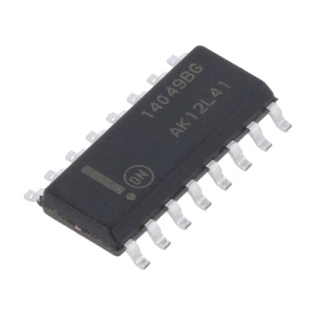 IC: digital; buffer,inversor; Ch: 6; SMD; SO16; 3÷18VDC; -55÷125°C