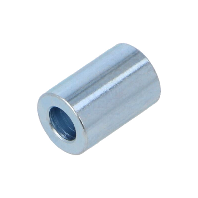 Manşon distanţier; 12mm; cilindric; oţel; zinc; Diam.ext: 8mm