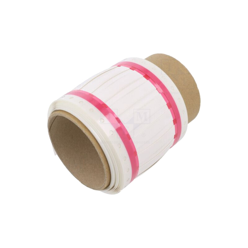 Marcaje termocontractabile; 50mm; albă; Rată contractare: 3: 1