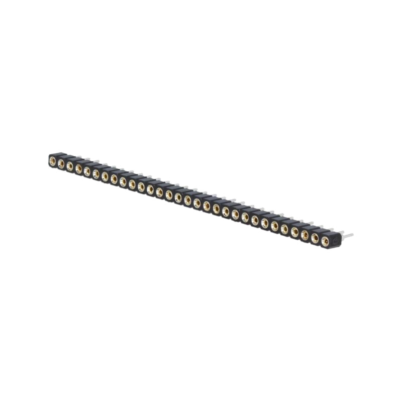 Conector: şiruri pini; soclu; mamă; PIN: 30; drept; THT; 2,54mm; 1x30