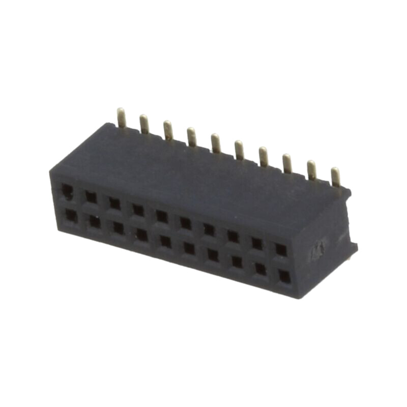 Conector: şiruri pini; soclu; mamă; PIN: 20; drept; 1A; SMT; 1,27mm