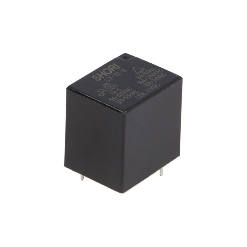 Releu: electromagnetic; SPST-NO; Ubobină: 12VDC; 15A/125VAC; S7