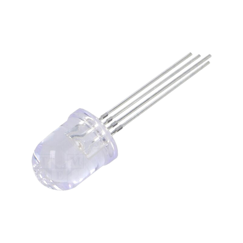 LED; roşie,verde,galbenă; 10mm; 30°; Parte frontală: convex