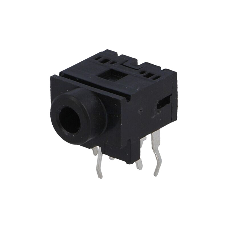Conector: Jack 3,5mm; soclu; mamă; stereo; piste: 3; THT