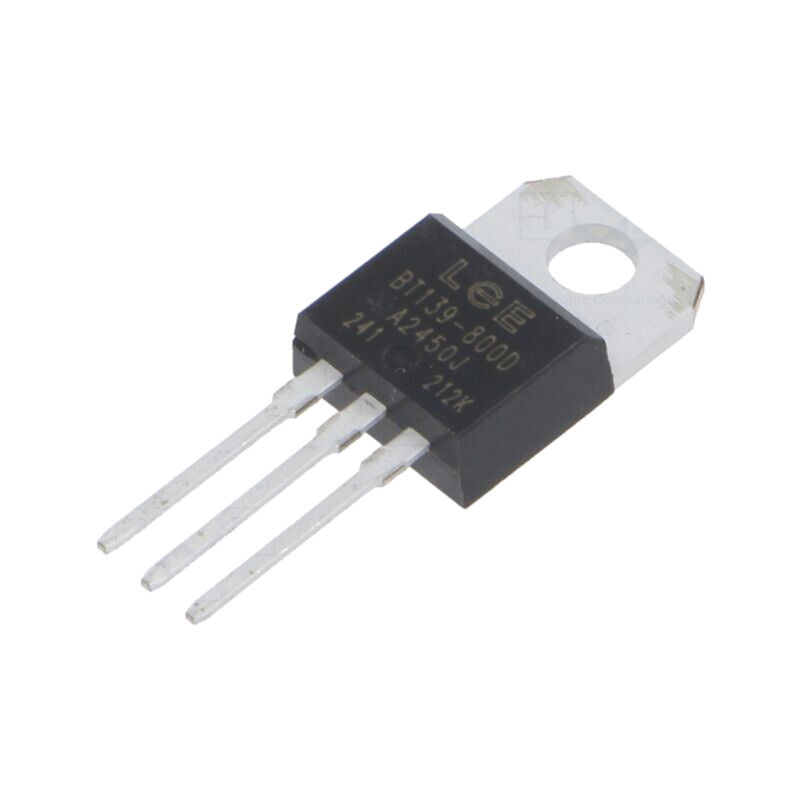 Triac; 800V; 16A; TO220AB; Igt: 5mA; Ufmax: 1,6V