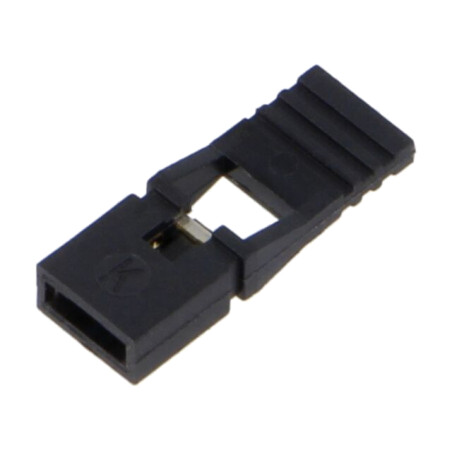 Conector: şiruri pini; jumper; mamă; 2,54mm; 1x2; Placare: aurit