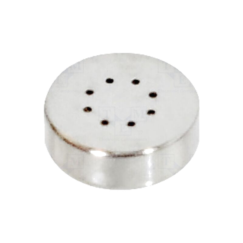 Microfon; electret; 100Hz÷10kHz; 2,2kΩ; -42dB; Ø4x1,3mm; 500uA