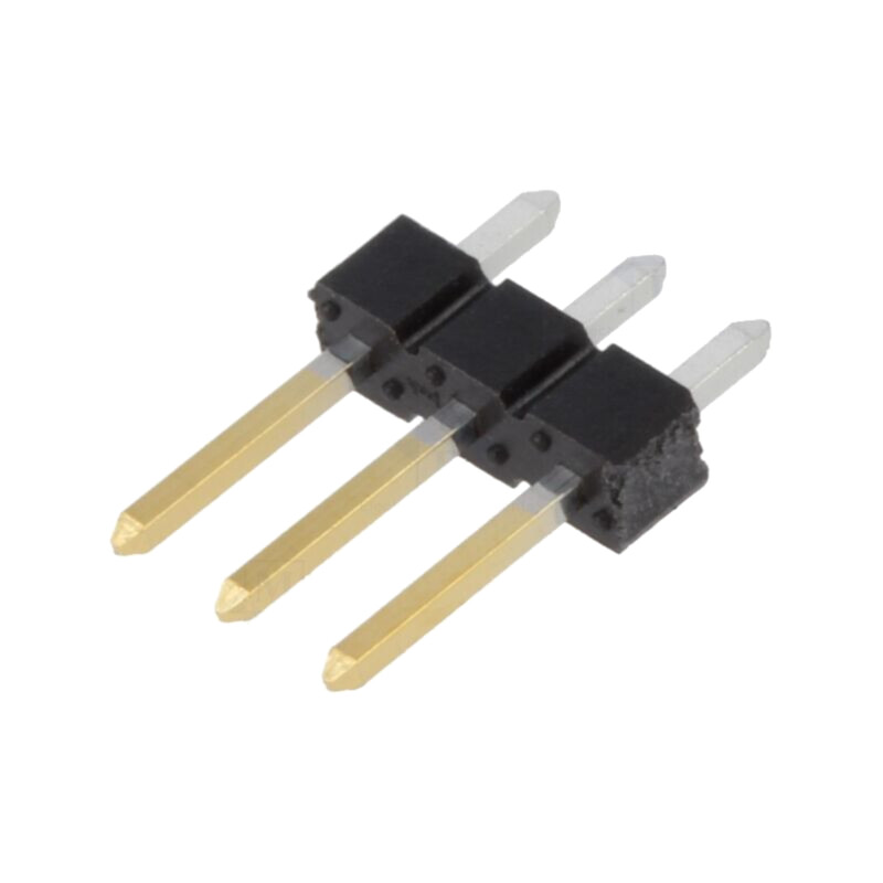 Conector: şiruri pini; şir pini; tată; PIN: 3; BERGSTIK II; drept