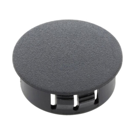 Capac de protecţie; H: 11,8mm; cu împingere,clichet; neagră